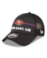 Men's Heather Black San Francisco 49ers Super Bowl LVIII 9FORTY Trucker Adjustable Hat