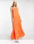 Фото #1 товара Influence Tall – Maxi-Strandkleid in leuchtendem Orange