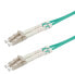 Фото #2 товара VALUE Fibre Optic Jumper Cable - 50/125µm - LC/LC - OM3 - turquoise 5 m - OM3 - LC - LC