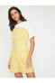 Фото #3 товара Комбинезон Koton Yellow Button Detail Print Jumpsuit