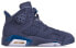 Фото #3 товара Jordan Air Jordan 6 Retro Diffused Blue 巴特勒 高帮 复古篮球鞋 GS 蓝色 / Кроссовки Jordan Air Jordan 384665-400