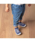 Infant Girl Boy Breathable Washable Non-Slip Sock Shoes Sneakers - Denim Blue
