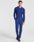 ფოტო #2 პროდუქტის Men's Slim-Fit Superflex Stretch Solid Suit Pants