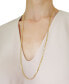 Фото #4 товара 30" Two-Tone Open Curb Link Chain Necklace (3-1/6mm) in Solid 14k Gold & White Gold