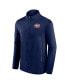 Фото #3 товара Куртка с полной молнией Fanatics мужская синяя Montreal Canadiens Authentic Pro Rink Fleece