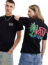 Фото #5 товара Vans palm lines back print t-shirt in black