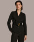 ფოტო #5 პროდუქტის Women's Shawl-Collar Belted Blazer