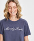 ფოტო #3 პროდუქტის Juniors' Moody Babe Graphic T-Shirt