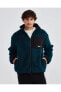M Outdoor Fleece Full Zip Sherpa Erkek Petrol Ceket S232294-405