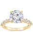 Фото #8 товара Certified Lab Grown Diamond Engagement Ring (3-1/2 ct. t.w.) in 14k Gold