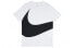 Фото #1 товара Nike Sportswear Big Swoosh Tee 大钩子休闲运动短袖T恤 男款 白色 / Футболка Nike Sportswear Big Swoosh Tee T