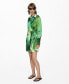 ფოტო #1 პროდუქტის Women's Printed Bow Dress