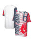 ფოტო #1 პროდუქტის Big Boys and Girls White Boston Red Sox Impact Hit Bold T-Shirt