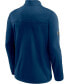 ფოტო #4 პროდუქტის Men's Deep Sea Blue Seattle Kraken Authentic Pro Travel and Training Quarter-Zip Jacket