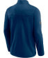 Фото #4 товара Men's Deep Sea Blue Seattle Kraken Authentic Pro Travel and Training Quarter-Zip Jacket