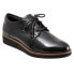 Softwalk Willis S1811-005 Womens Black Narrow Leather Oxford Flats Shoes