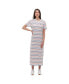 Фото #1 товара Women's Phoena Stripe T-Shirt Dress