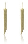 Long gold plated earrings Vivienne EWE23087G