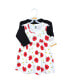 ფოტო #2 პროდუქტის Baby Girls Cotton Dress and Cardigan Set, Poppy Daisy