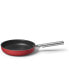 SMEG 24cm Frying pan Red CKFF2401RDM - Round - All-purpose pan - Black - Red - Stainless steel - PTFE - 250 °C - Aluminium - Stainless steel