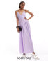 Фото #1 товара ASOS DESIGN Tall full skirt midi crinkle sundress in lilac