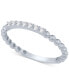 ფოტო #1 პროდუქტის Diamond Stackable Beaded Band (1/8 ct. t.w.)