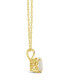 Фото #3 товара Macy's opal (3/4 ct. t.w.) Pendant Necklace in 14K Yellow Gold