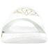 Diamond Supply Co. Fairfax Logo Slide Womens White Casual Sandals Z15F127A-WHT
