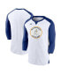 Фото #2 товара Men's White, Royal Milwaukee Brewers Rewind 3/4-Sleeve T-shirt