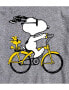 Фото #2 товара Hybrid Apparel Peanuts Bike Mens Short Sleeve Tee