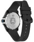 Фото #3 товара Eco-Drive Men's Star Wars Imperial Stormtrooper Black Perforated Polyurethane Strap Watch 44mm