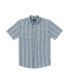 ფოტო #1 პროდუქტის Men's Newbar Stripe Short Sleeve Shirt