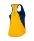 Фото #3 товара Women's Navy Cal Bears Sachs 2-Hit Scoop Neck Racerback Tank Top