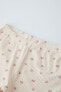 Фото #7 товара 1–6 лет/ пижама из ткани в рубчик с цветочным принтом ZARA
