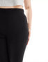 ONLY Curve high waisted skinny trousers in black