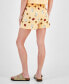 ფოტო #2 პროდუქტის Juniors' Snoopy Pumpkin Halloween Graphic Shorts