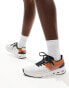 ON Cloudrift all day trainers in white and copper