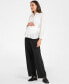 ფოტო #6 პროდუქტის Women's Maternity Wide Leg Maternity Pants