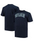 ფოტო #2 პროდუქტის Men's Navy North Carolina Tar Heels Big and Tall Arch Team Logo T-shirt