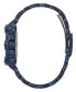 ფოტო #2 პროდუქტის Men's Navy Plastic Strap Watch 42mm