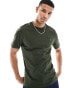 Farah Danny cotton t-shirt in green