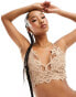 Фото #1 товара Free People Adella lace bralet in light sand