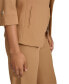 Фото #4 товара Куртка Calvin Klein асимметричная с открытым передним трикотажным воротником и рукавами с застежками-планками