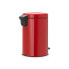 Фото #3 товара Brabantia 112003 - 12 L - Round - Red - Plastic - Pedal - 25.1 cm