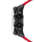 ფოტო #2 პროდუქტის Men's Mega Chief Digital Red Leather Watch 51mm