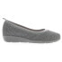 Фото #1 товара Propet Yen Wedge Ballet Slip On Womens Grey Flats Casual WCX074MGRY