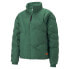 Фото #1 товара Puma Puffer FullZip Jacket X Perks And Mini Mens Green Casual Athletic Outerwear