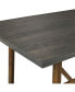 72" Solid Wood Trestle Dining Table