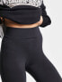 Фото #4 товара New Look high waisted leggings in black