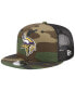 ფოტო #2 პროდუქტის Men's Camo Minnesota Vikings Main Trucker 9FIFTY Snapback Hat